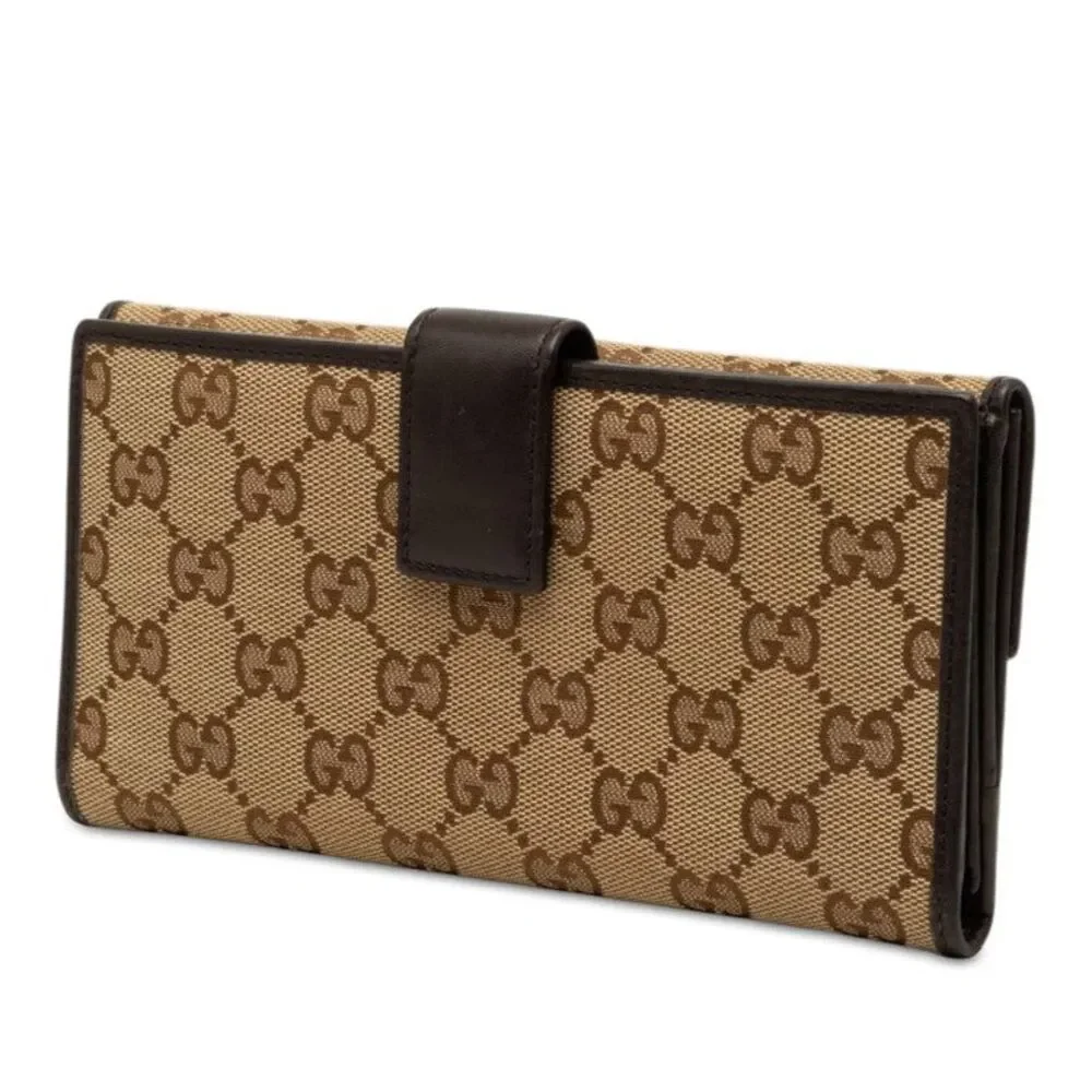 Gucci GG Canvas Long Wallet 257012